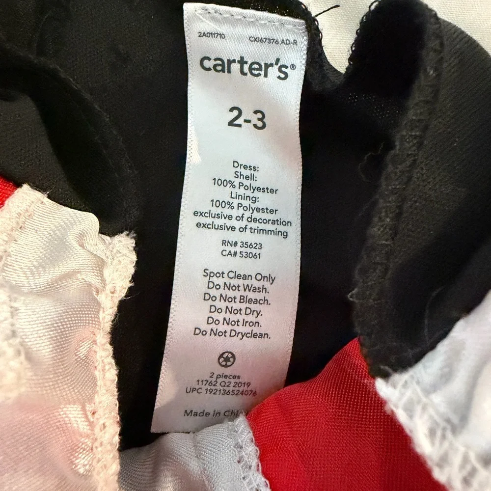 Carters Pirate Costume 2-3 Years